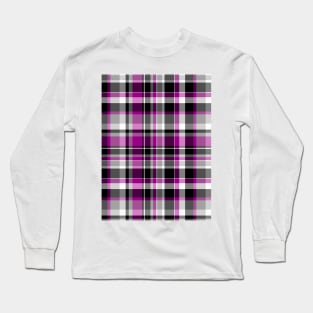 Ace Flag Madras Pattern Long Sleeve T-Shirt